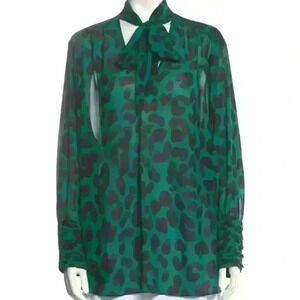 11 HONORÉ Animal Print Blouse